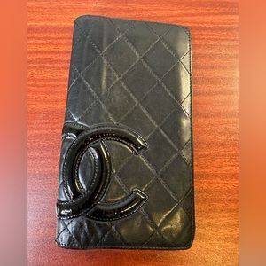 CHANEL 2008-2009 Ligne Cambon Yen Wallet Bifold Wallet